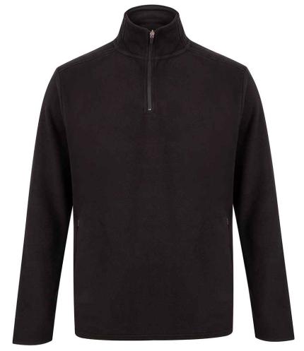 Henbury Zip Neck Micro Fleece