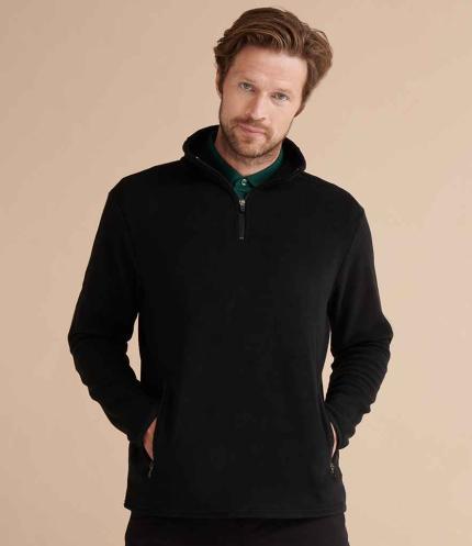Henbury Zip Neck Micro Fleece 3