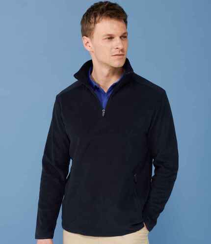 Henbury Zip Neck Micro Fleece 3
