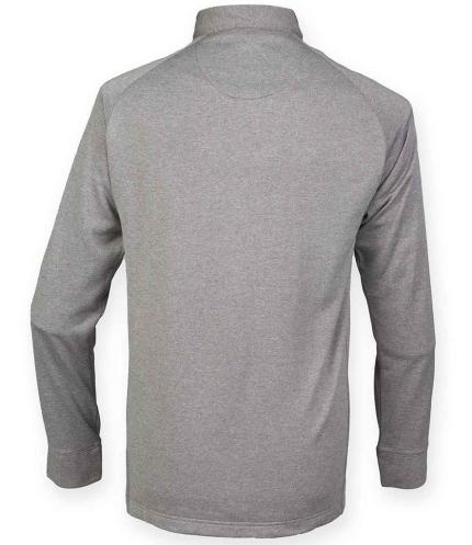Henbury Zip Neck Wicking Top 2