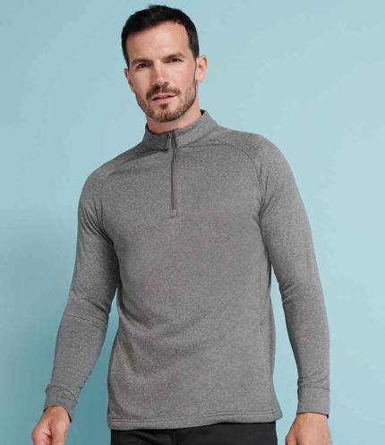 Henbury Zip Neck Wicking Top 3