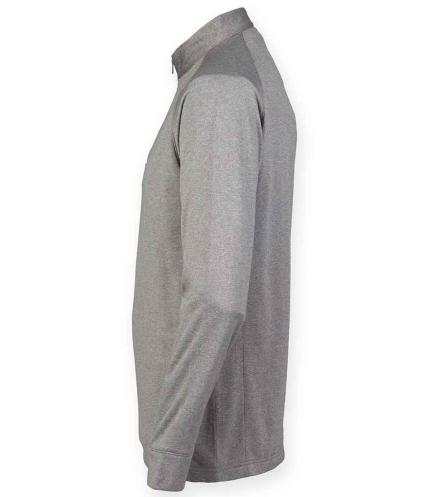 Henbury Zip Neck Wicking Top 1