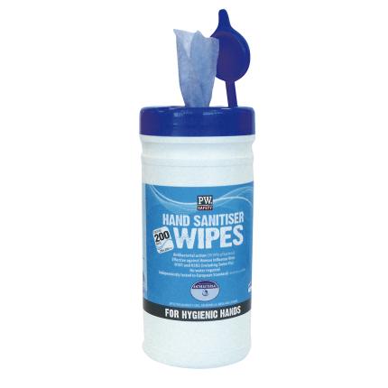 Portwest
 Hand Sanitiser Wipes (200 Wipes)