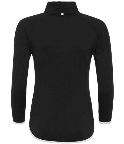 AWDis Ladies Cool Half Zip Sweat Top 1