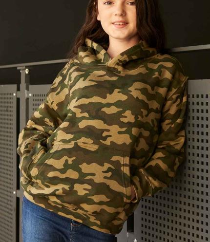 AWDis Kids Camo Hoodie 2