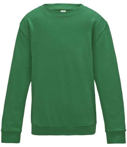 AWDis Kids Sweatshirt - Kelly Green | Order Uniform UK Ltd