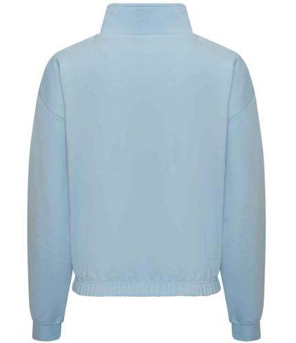 AWDis Ladies Cropped 1/4 Zip Sweatshirt 1