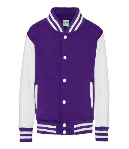 AWDis Kids Varsity Jacket 0