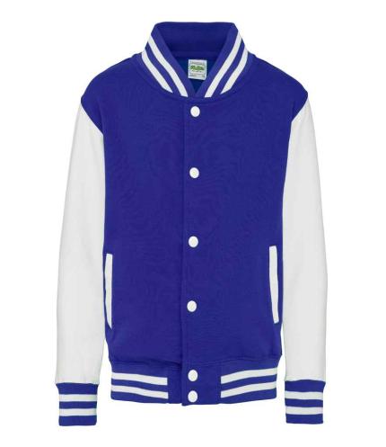AWDis Kids Varsity Jacket 0