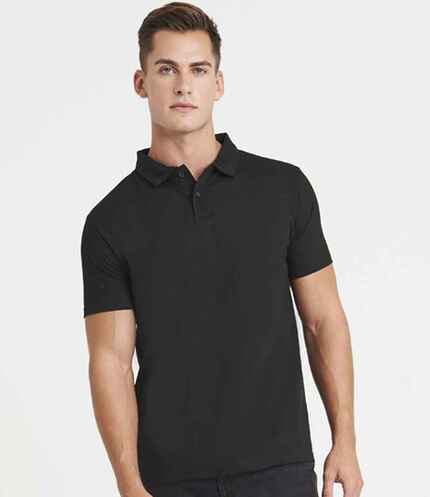 AWDis Tri-Blend Polo Shirt - Solid Black Tri-Blend | Order Uniform UK Ltd