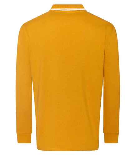 AWDis Long Sleeve Tipped 100 Polo Shirt 1
