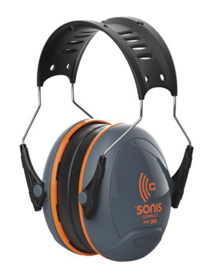 JSP Sonis Compact Low Profile Mounted Ear Defenders 31dB SNR