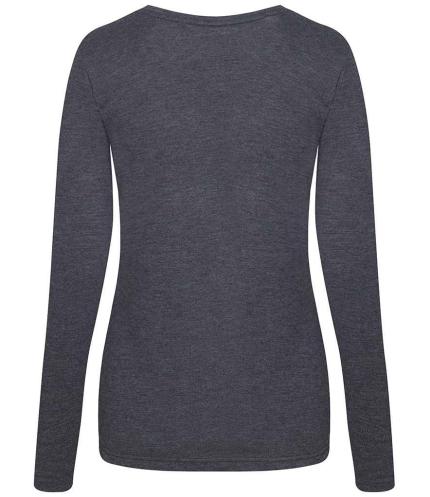 AWDis Ladies Long Sleeve Tri-Blend T-Shirt 1