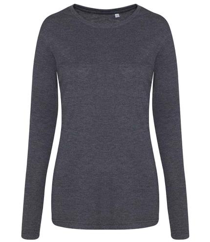 AWDis Ladies Long Sleeve Tri-Blend T-Shirt