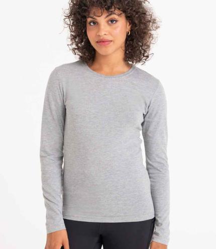 AWDis Ladies Long Sleeve Tri-Blend T-Shirt 2