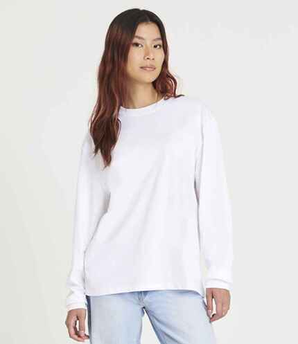 AWDis Unisex Oversize 100 Long Sleeve T-Shirt 2