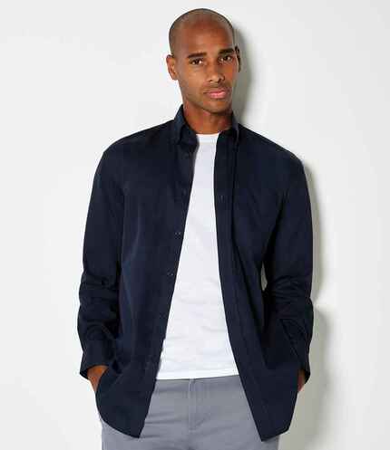 Kustom Kit Premium Long Sleeve Classic Fit Oxford Shirt 2