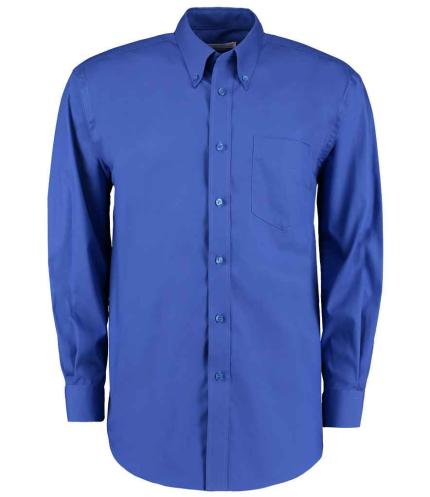 Kustom Kit Premium Long Sleeve Classic Fit Oxford Shirt