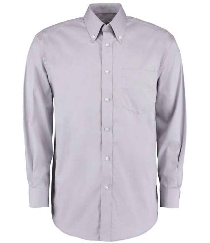 Kustom Kit Premium Long Sleeve Classic Fit Oxford Shirt