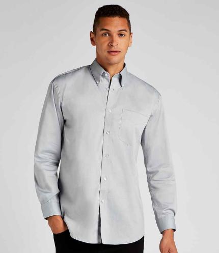 Kustom Kit Premium Long Sleeve Classic Fit Oxford Shirt 2