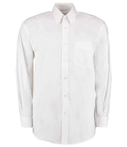 Kustom Kit Premium Long Sleeve Classic Fit Oxford Shirt