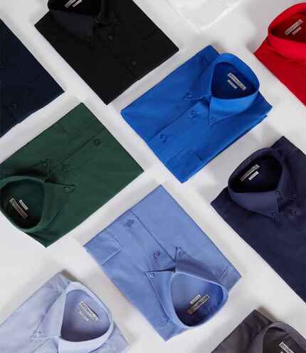 Kustom Kit Premium Short Sleeve Classic Fit Oxford Shirt 2