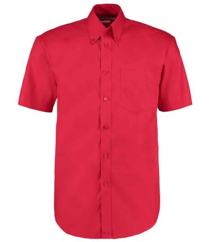 Kustom Kit Premium Short Sleeve Classic Fit Oxford Shirt