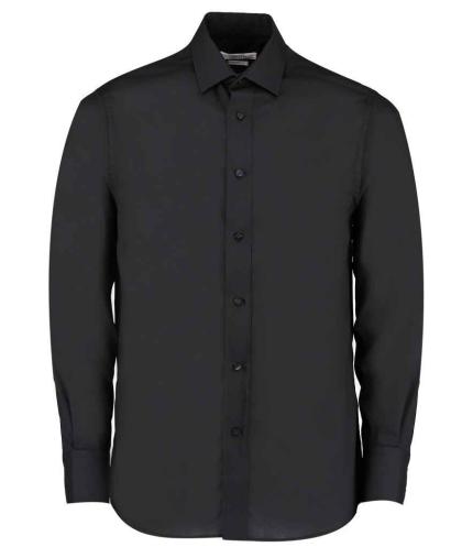 Kustom Kit Long Sleeve Tailored Business Shirt