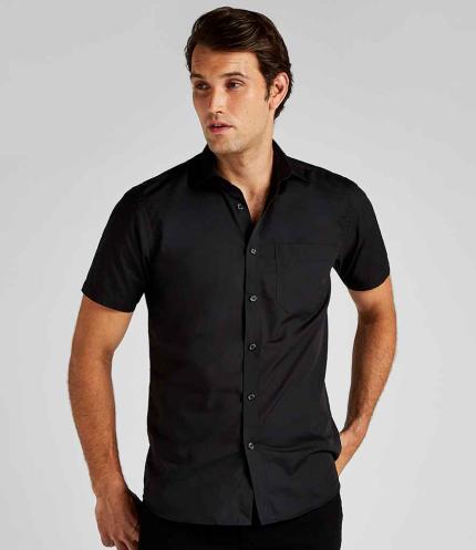 Kustom Kit Short Sleeve Tailored Poplin Shirt 3