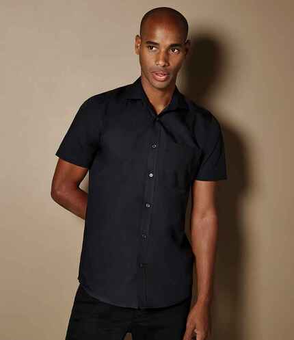 Kustom Kit Short Sleeve Tailored Poplin Shirt 2