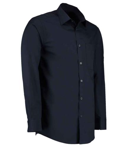 Kustom Kit Long Sleeve Tailored Poplin Shirt 1