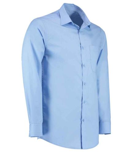 Kustom Kit Long Sleeve Tailored Poplin Shirt 1