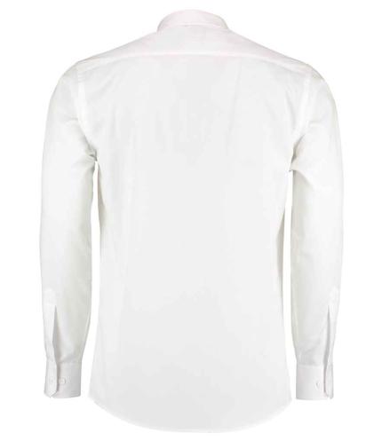Kustom Kit Long Sleeve Tailored Poplin Shirt 2
