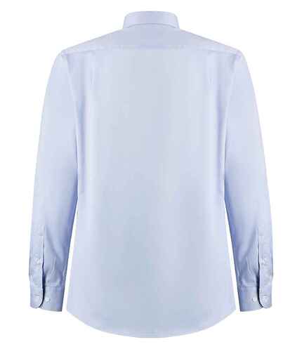 Kustom Kit Premium Long Sleeve Contrast Tailored Oxford Shirt 1