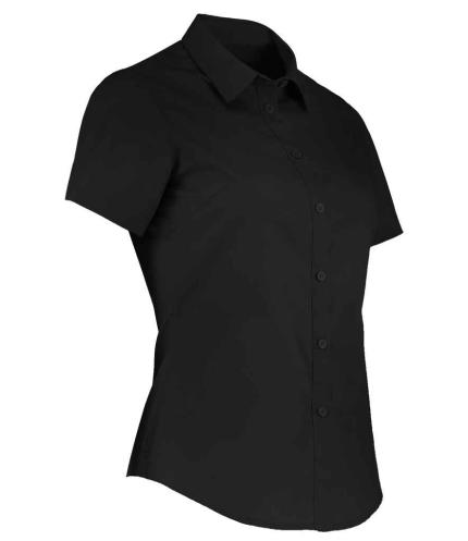 Kustom Kit Ladies Short Sleeve Tailored Poplin Shirt 1
