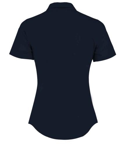 Kustom Kit Ladies Short Sleeve Tailored Poplin Shirt 1
