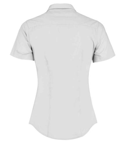 Kustom Kit Ladies Short Sleeve Tailored Poplin Shirt 1