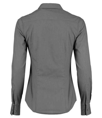 Kustom Kit Ladies Long Sleeve Tailored Poplin Shirt 2
