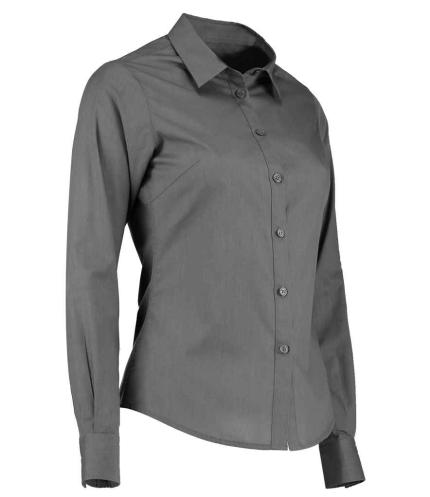 Kustom Kit Ladies Long Sleeve Tailored Poplin Shirt 1