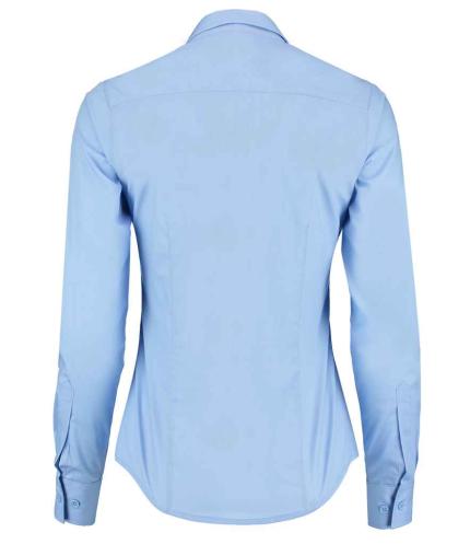 Kustom Kit Ladies Long Sleeve Tailored Poplin Shirt 2