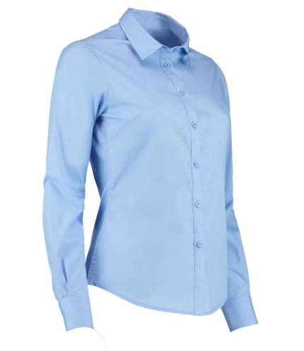 Kustom Kit Ladies Long Sleeve Tailored Poplin Shirt 1