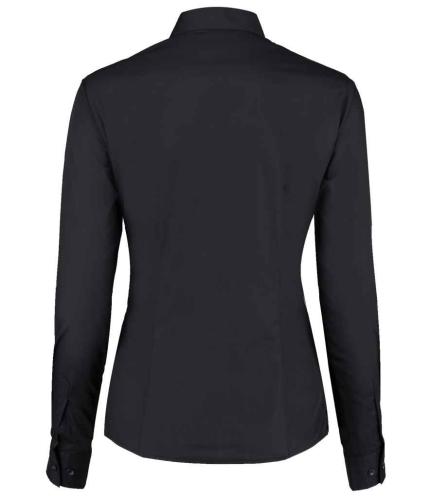 Kustom Kit Ladies Long Sleeve Tailored Mandarin Collar Shirt 1