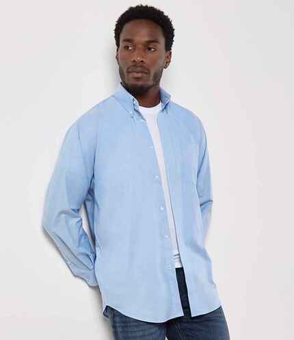 Kustom Kit Long Sleeve Classic Fit Workwear Oxford Shirt 2