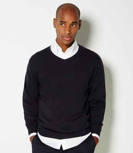 Kustom Kit Arundel Cotton Acrylic V Neck Sweater 2