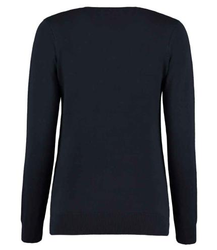 Kustom Kit Ladies Arundel Cotton Acrylic V Neck Sweater 1