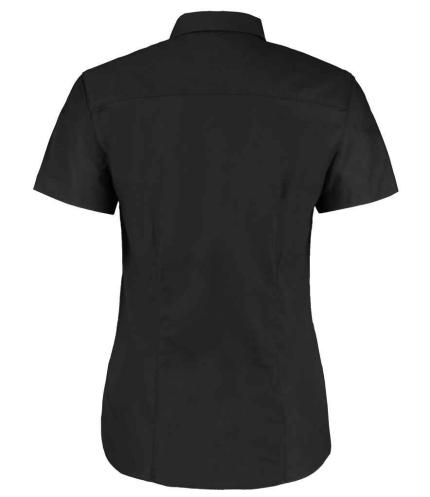 Kustom Kit Ladies Short Sleeve Tailored Workwear Oxford Shirt 1