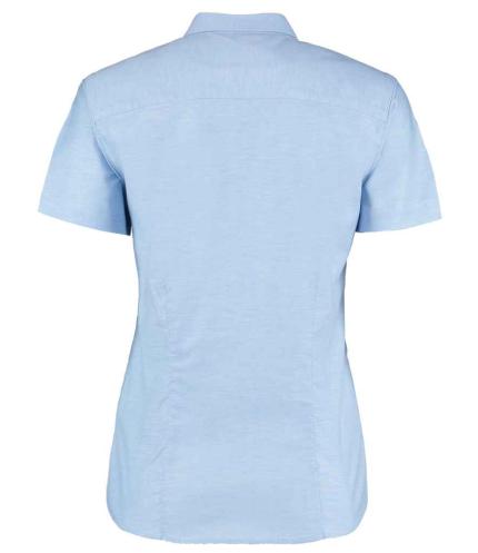 Kustom Kit Ladies Short Sleeve Tailored Workwear Oxford Shirt 1