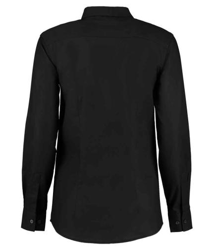 Kustom Kit Ladies Long Sleeve Tailored Workwear Oxford Shirt 1
