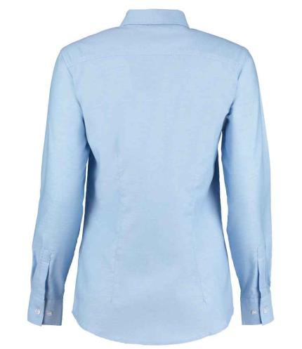 Kustom Kit Ladies Long Sleeve Tailored Workwear Oxford Shirt 1
