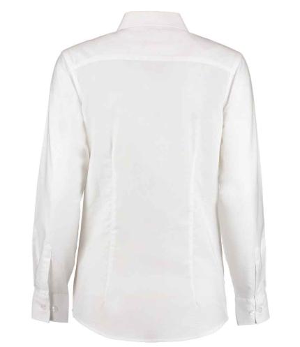Kustom Kit Ladies Long Sleeve Tailored Workwear Oxford Shirt 1
